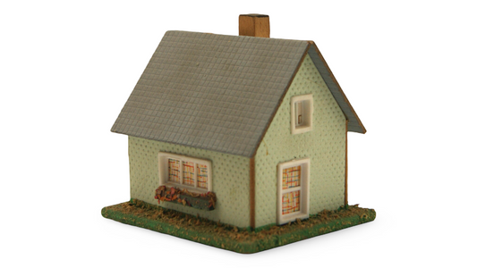 DDR Modellhaus Wohnhaus mit Fensterläden TT 1:120 Vintage