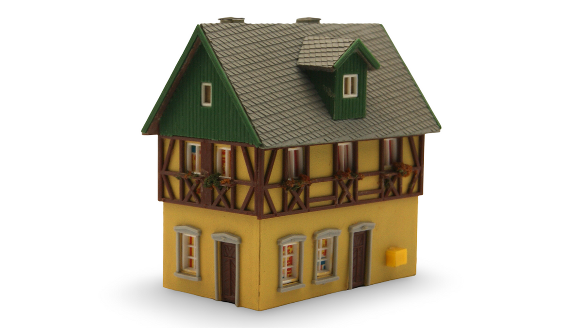 OWO 5820/129/684 Fachwerkhaus mit Balkon TT 1:120 DDR mit OVP