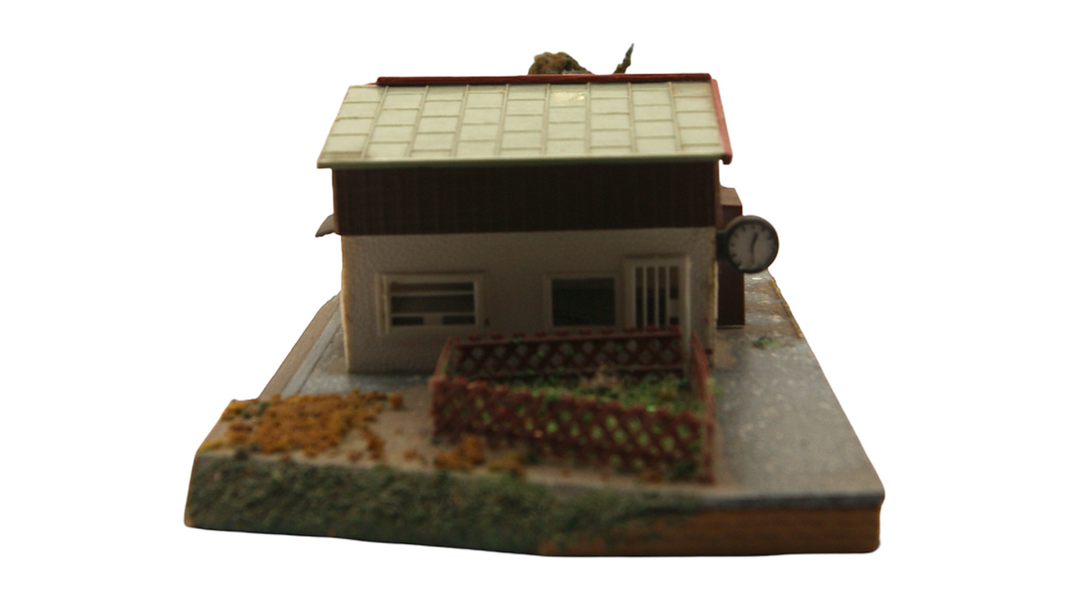 OWO Bahnhof Bad Goldach H0 1:87 DDR Vintage mit Bahnsteig