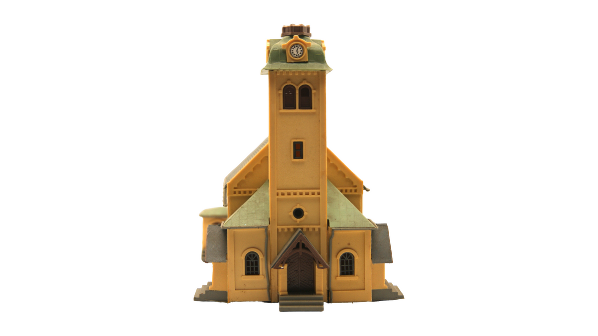 Modellbahn Kirche Spur TT 1:120 Kirchengebäude Landschaftsbau Hersteller unbekannt