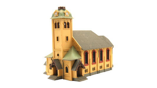 Modellbahn Kirche Spur TT 1:120 Kirchengebäude Landschaftsbau Hersteller unbekannt