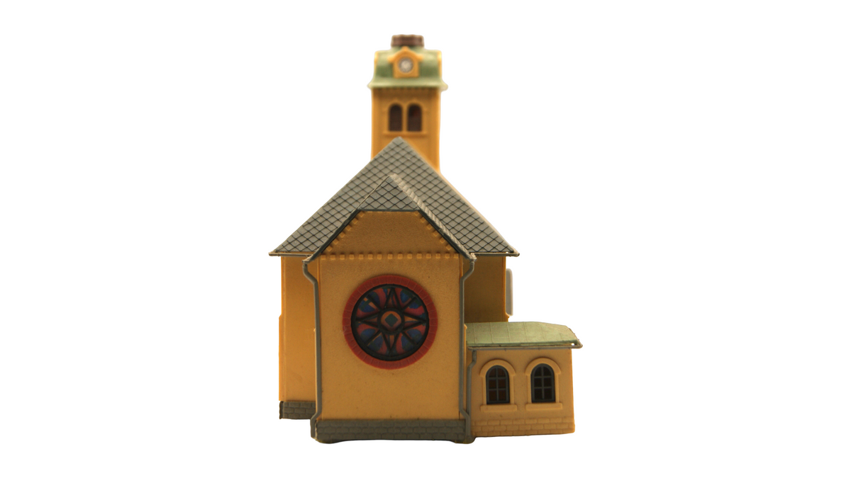 Modellbahn Kirche Spur TT 1:120 Kirchengebäude Landschaftsbau Hersteller unbekannt