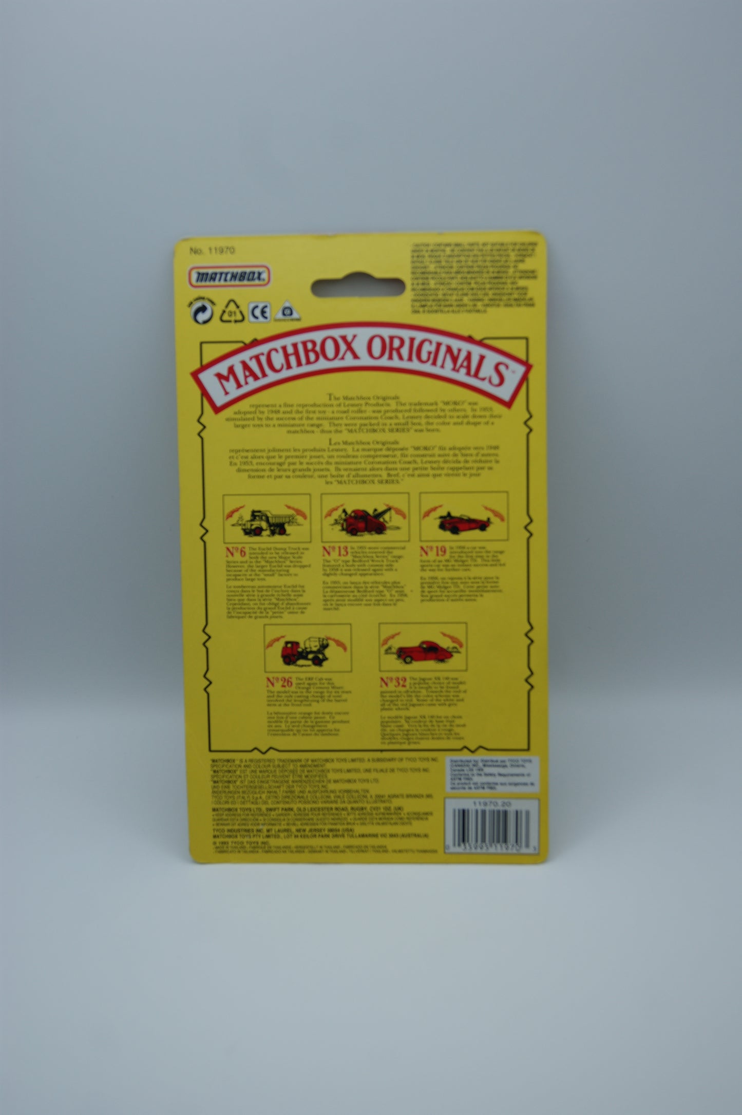 Matchbox Originals No. 19 MG Midget TD Grün OVP Moko Lesney 1993