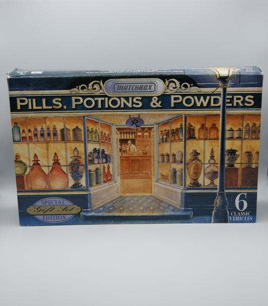 Matchbox Pills Potions & Powders Gift Set 6 Ford Model A Vans OVP 1993