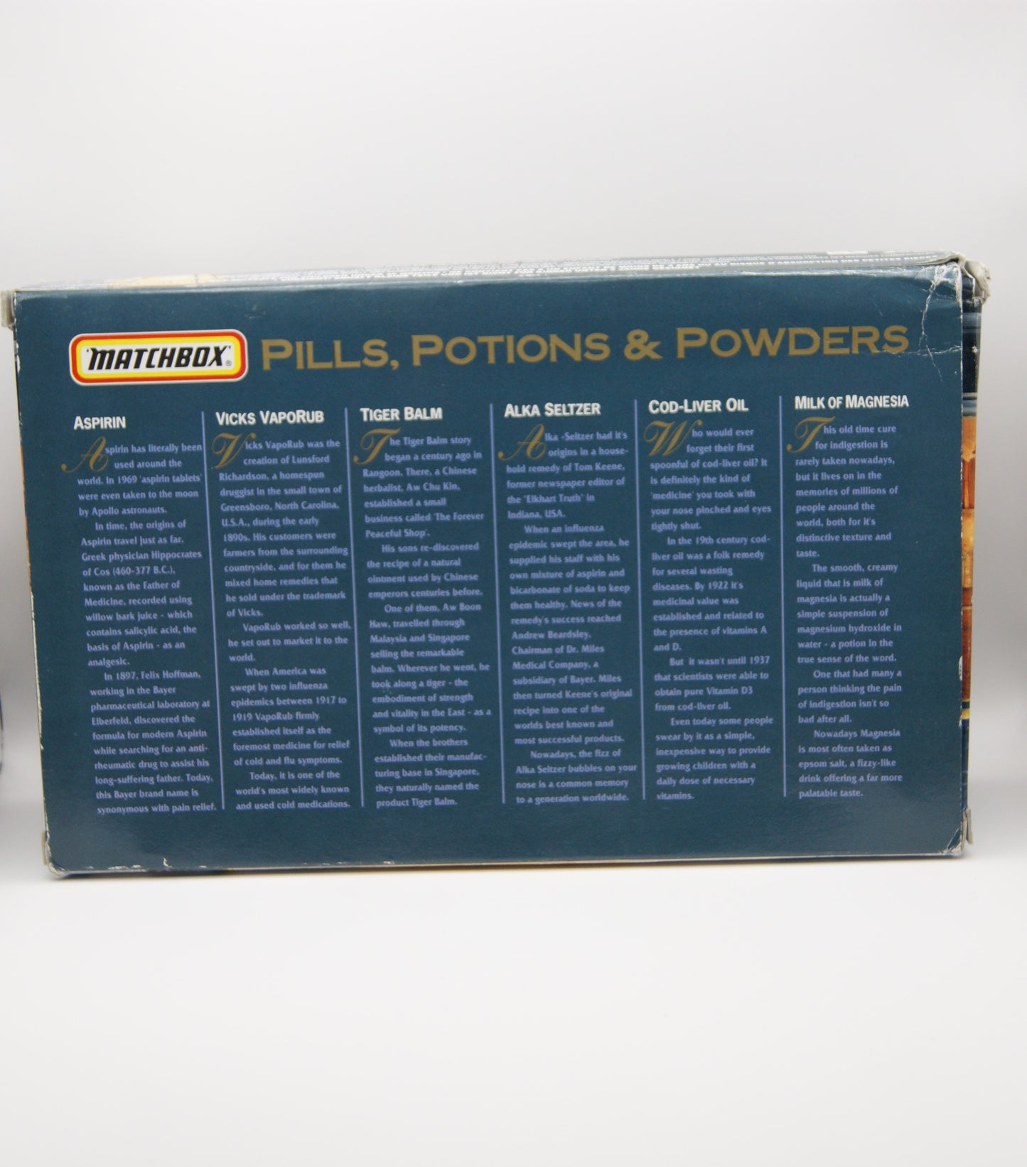 Matchbox Pills Potions & Powders Gift Set 6 Ford Model A Vans OVP 1993