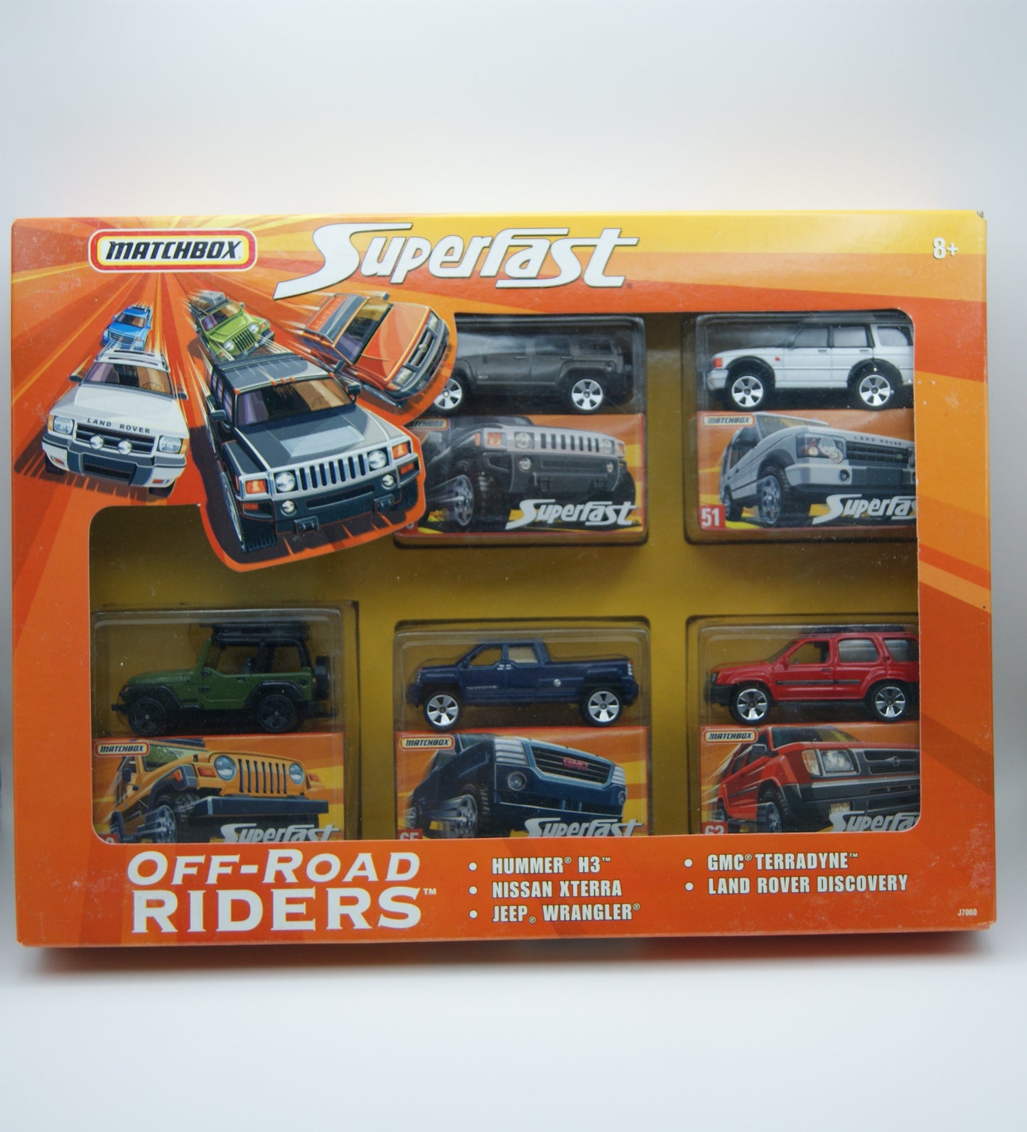 Matchbox Superfast Off-Road Riders 5er Set Hummer Jeep Land Rover OVP