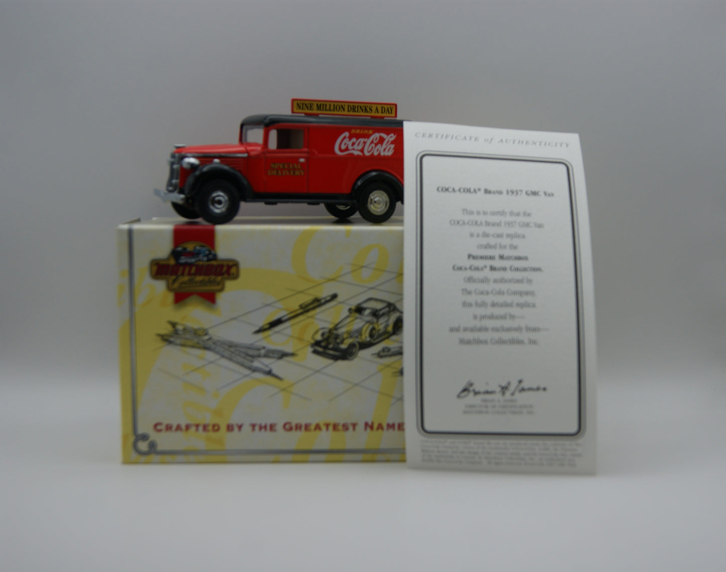 Matchbox Collectibles 1937 GMC Van Coca-Cola YPC02-M OVP Zertifikat 1:43