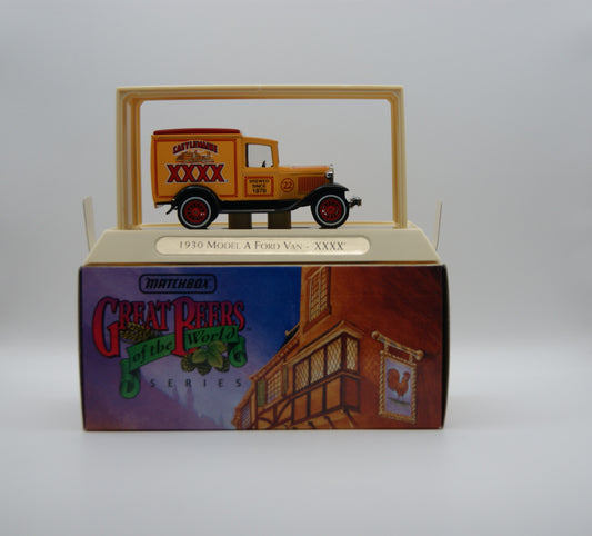 Matchbox Models of Yesteryear YGB01 Ford Model A Van XXXX Corona OVP