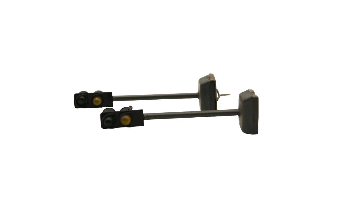 2x DDR Lichtsignal 14/3088 Spur TT 1:120 Grün/Gelb mit OVP