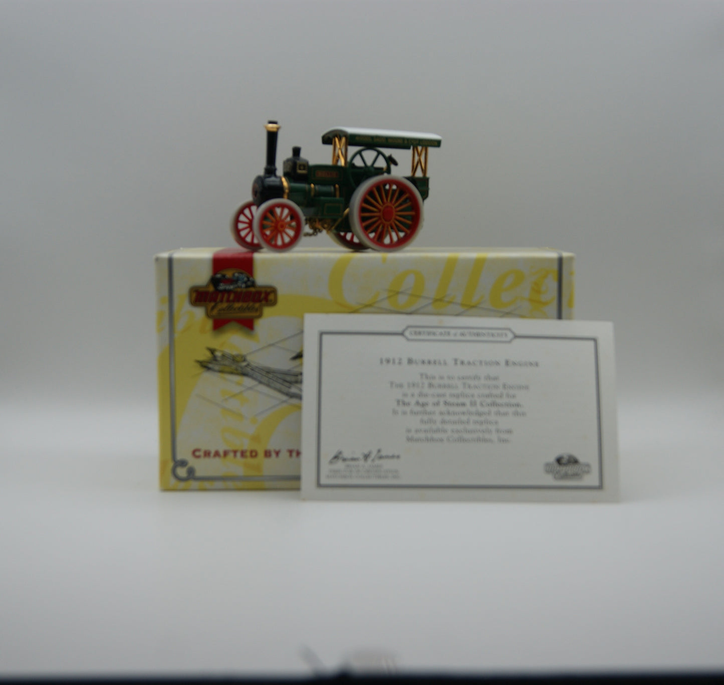 Matchbox Collectibles YAS08-M 1912 Burrell Traction Engine Hollie OVP Zertifikat