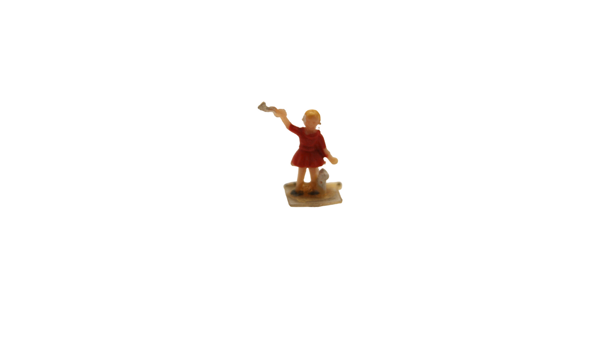 Spur TT 1:120 – 11 Figuren Passanten, Bahnpersonal & Reisende – Vintage