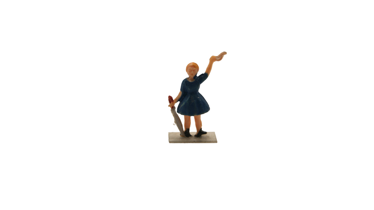 Spur TT 1:120 – 11 Figuren Passanten, Bahnpersonal & Reisende – Vintage