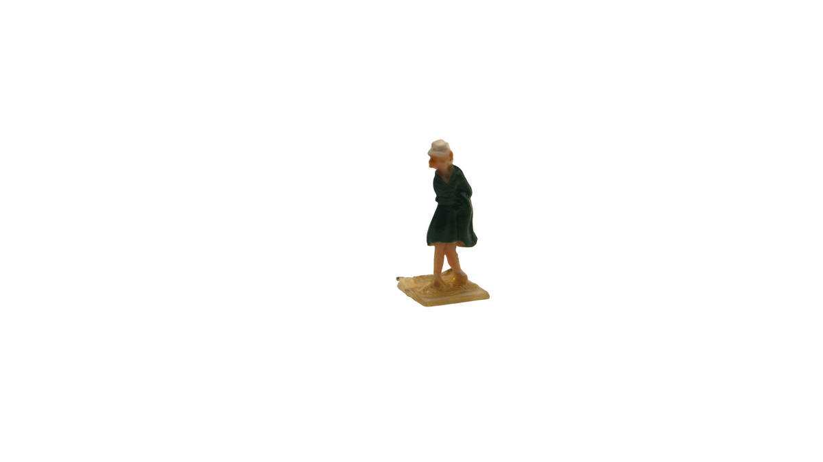 Spur TT 1:120 – 11 Figuren Passanten, Bahnpersonal & Reisende – Vintage