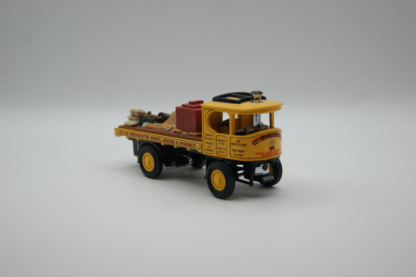 Matchbox YAS10-M 1918 Atkinson Steam Wagon City of Westminster OVP