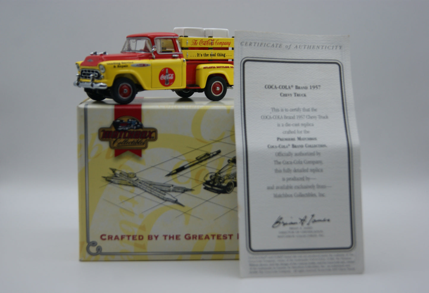 Matchbox Collectibles YPC01-M 1957 Chevrolet Pickup Coca-Cola OVP Zertifikat