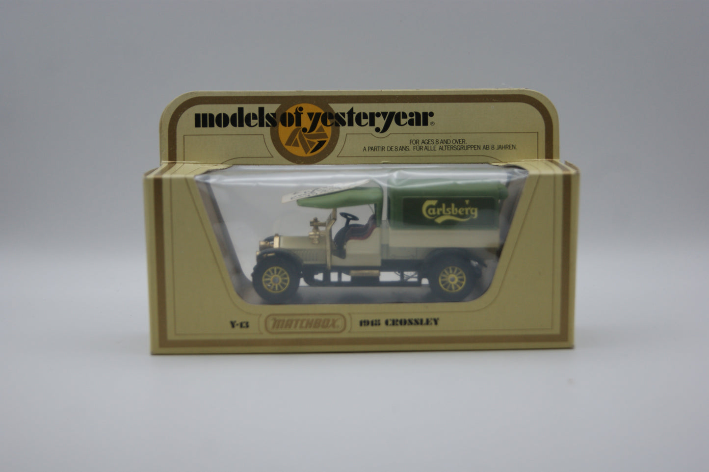 Matchbox Models of Yesteryear Y-13 1918 Crossley Carlsberg OVP Lesney