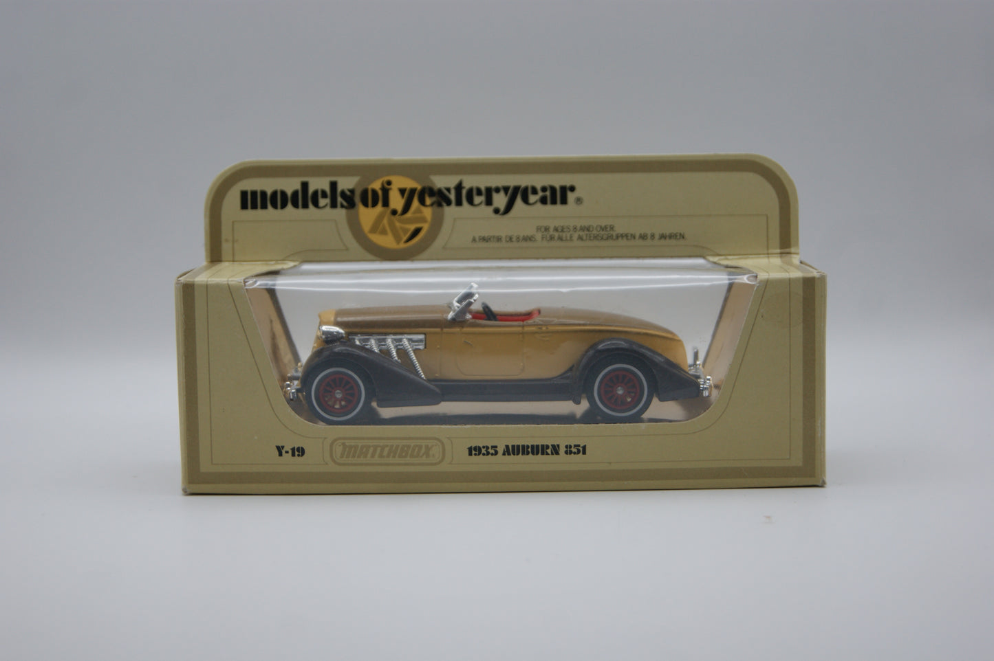 Matchbox Lesney Models of Yesteryear Y-19 1935 Auburn 851 OVP