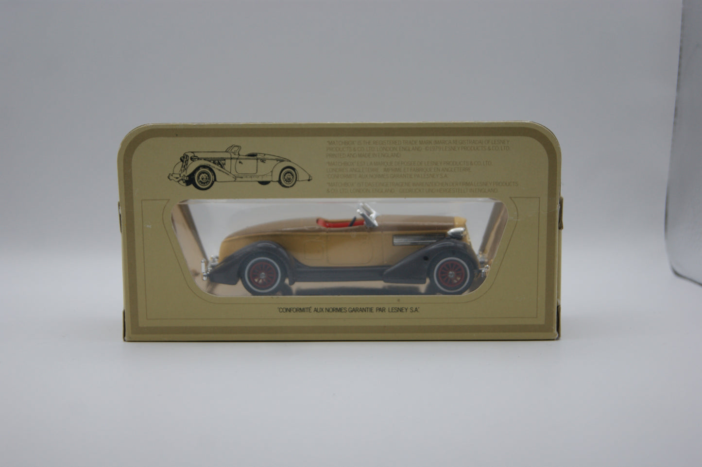 Matchbox Lesney Models of Yesteryear Y-19 1935 Auburn 851 OVP