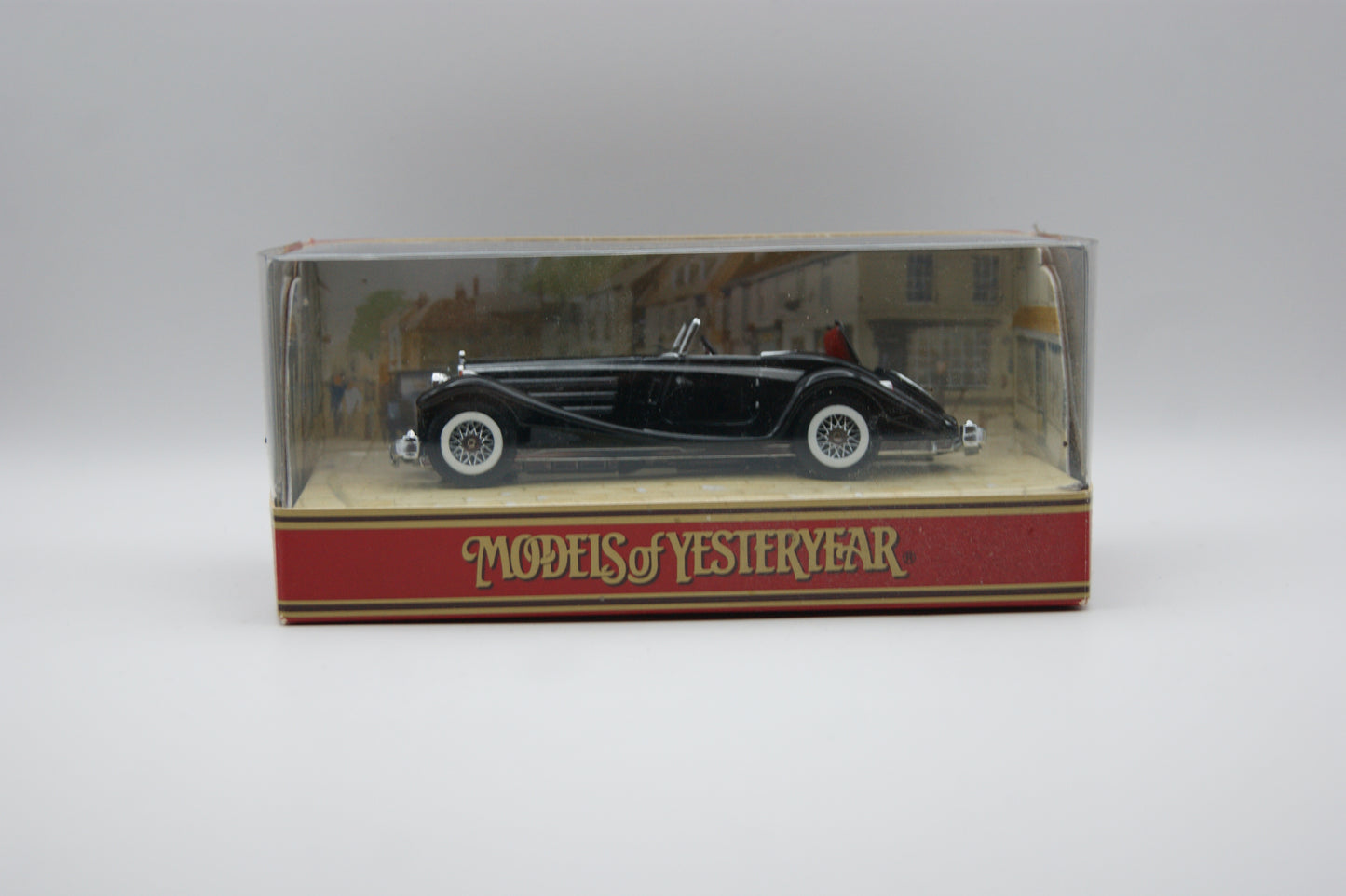 Matchbox Models of Yesteryear Y-20 Mercedes-Benz 540K Roadster Schwarz OVP
