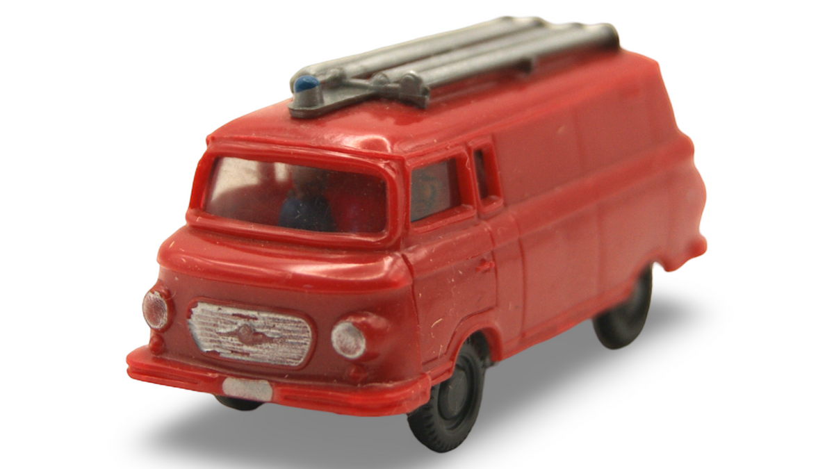 Plastikart Barkas B1000 Feuerwehr DDR H0 1:87 mit OVP