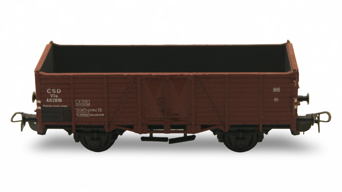PIKO H0 ČSD Hochbordwagen braun – geprüft