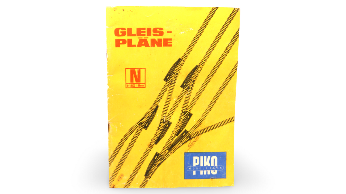 PIKO Gleis-Pläne Spur N 1:160 – DDR Gleisplanheft 9 mm