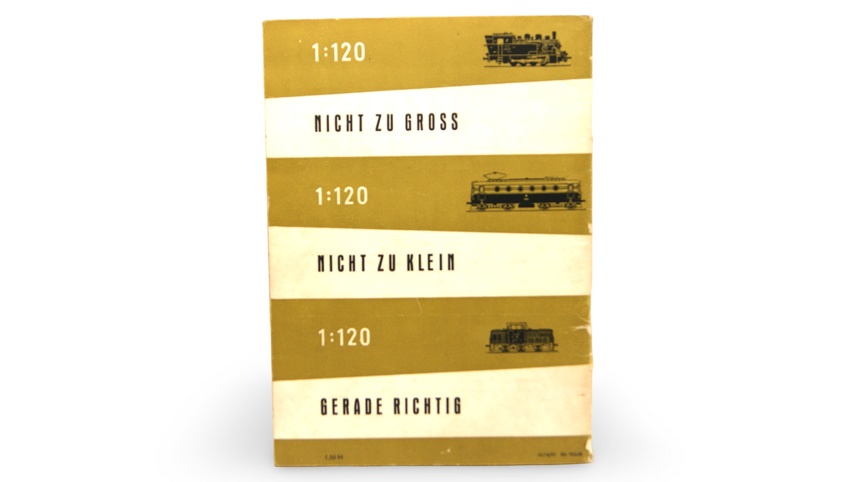 Zeuke Ins richtige Gleis mit der TT-Bahn – DDR Modellbahn Anleitungsheft 1:120