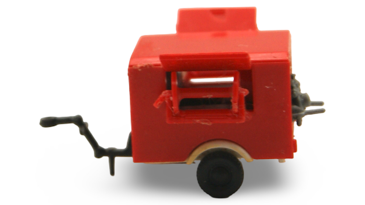 Feuerwehr Geräteanhänger 1:87 H0 Rot Modellanhänger Zubehör