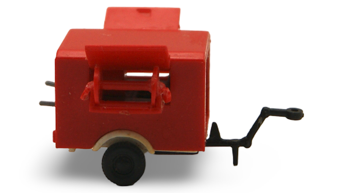 Feuerwehr Geräteanhänger 1:87 H0 Rot Modellanhänger Zubehör
