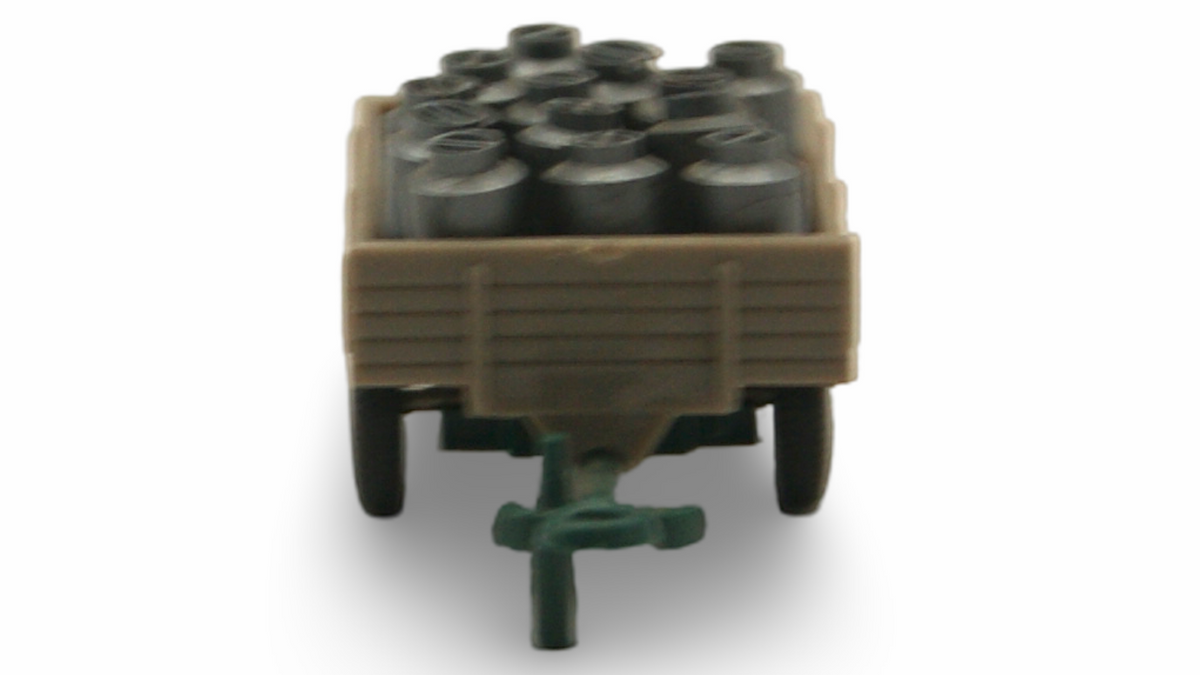 Wiking 1:87 H0 Milchtransport Anhänger mit Milchkannen – Eigenbau