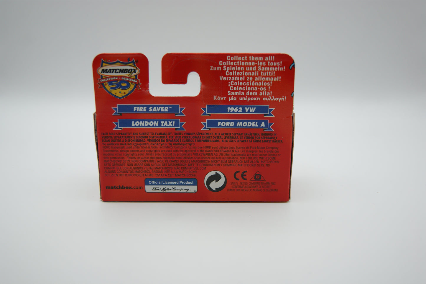 Matchbox Ford Model A 50th Anniversary 1952–2002 Jubiläumsmodell OVP