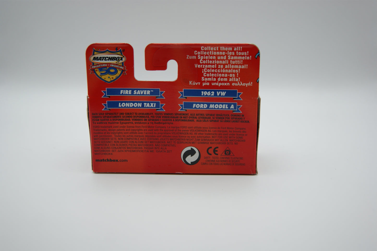 Matchbox 1962 VW Käfer 50th Anniversary 1952–2002 grün OVP