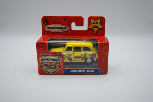 Matchbox London Taxi 50th Anniversary 1952–2002 gelb OVP