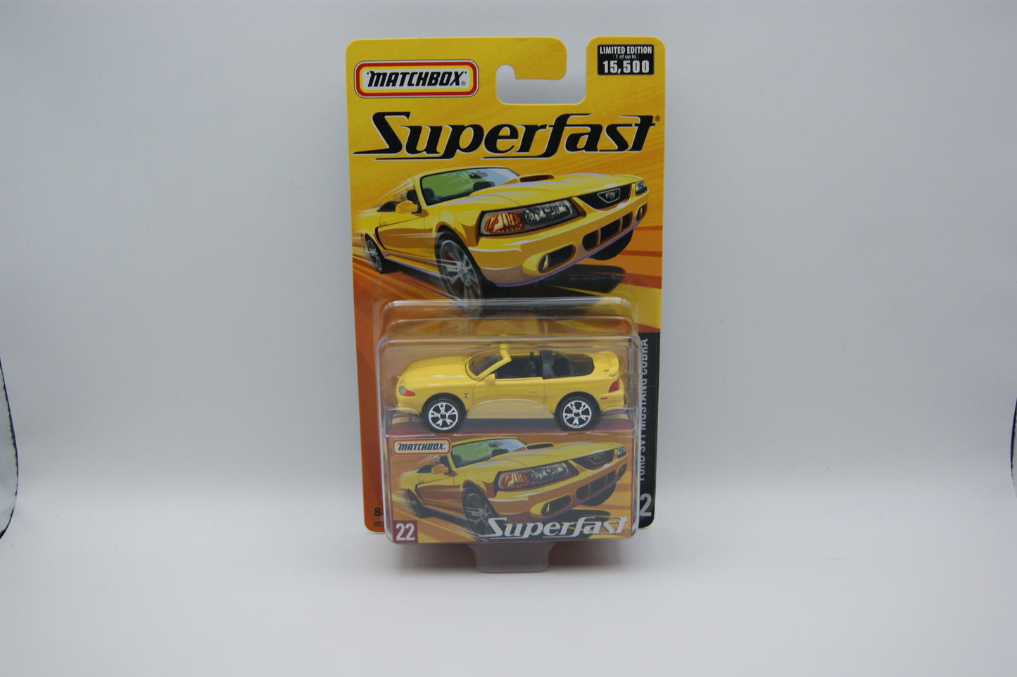 Matchbox Superfast Ford SVT Mustang Cobra Cabrio #22 Limited 15.500 OVP