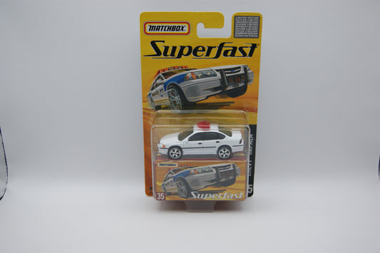 Matchbox Superfast Chevy Impala Police #35 Limited Edition 8000 OVP