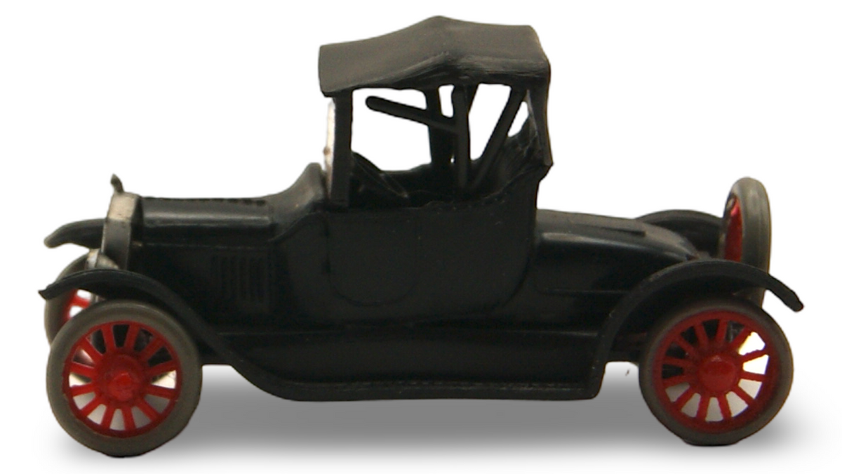 Mini Cars Ford Model T Coupé 1:87 – Schwarz mit roten Speichenrädern