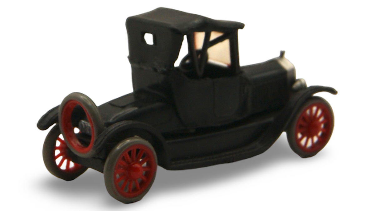 Mini Cars Ford Model T Coupé 1:87 – Schwarz mit roten Speichenrädern