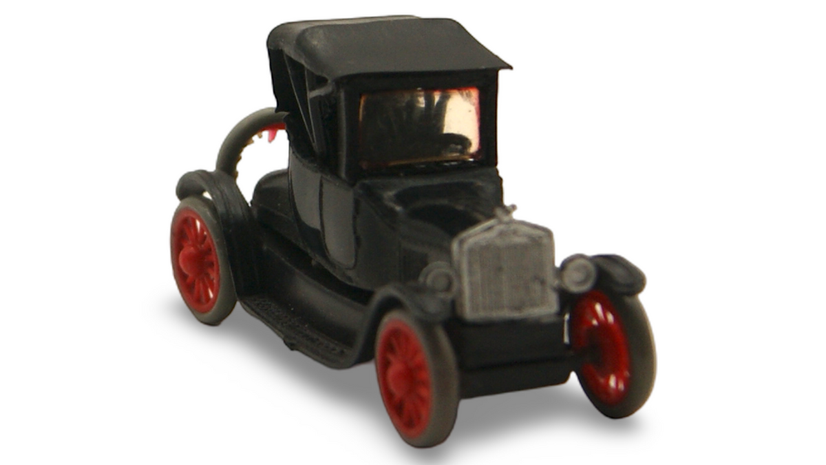 Mini Cars Ford Model T Coupé 1:87 – Schwarz mit roten Speichenrädern