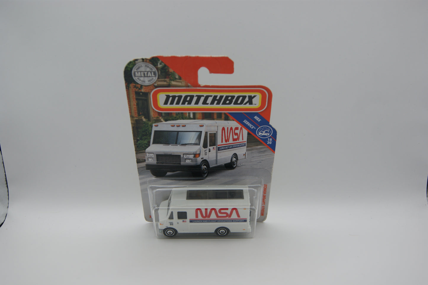 Matchbox NASA Mission Support Vehicle MBX Service 18/20 Weiß OVP