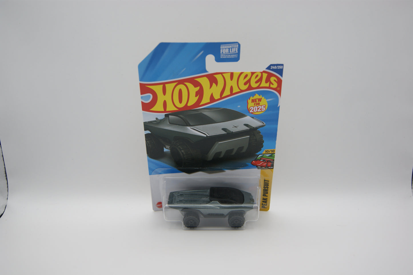 Hot Wheels Polestar TRX 2025 Peak Pursuit 10/10 #248/250 Silber US Long Card OVP