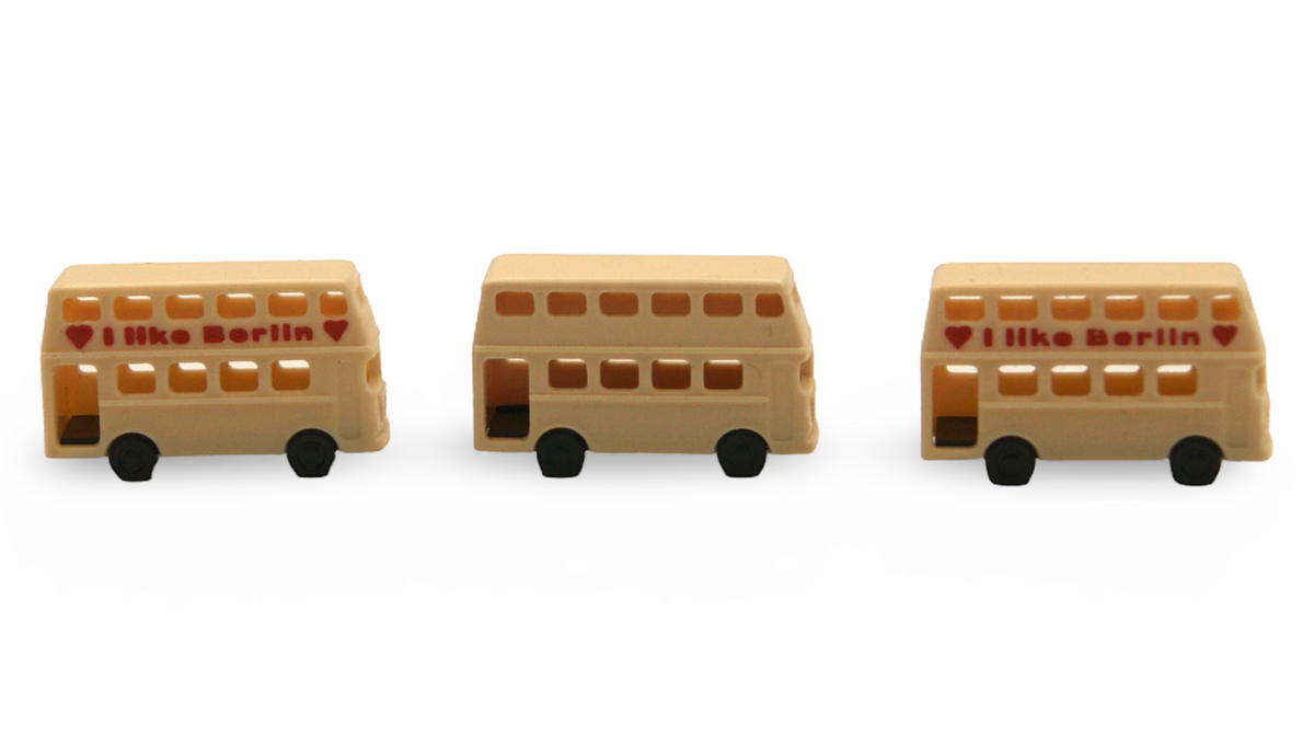 3× Doppeldeckerbus „I Like Berlin“ – 1:160 Spur N