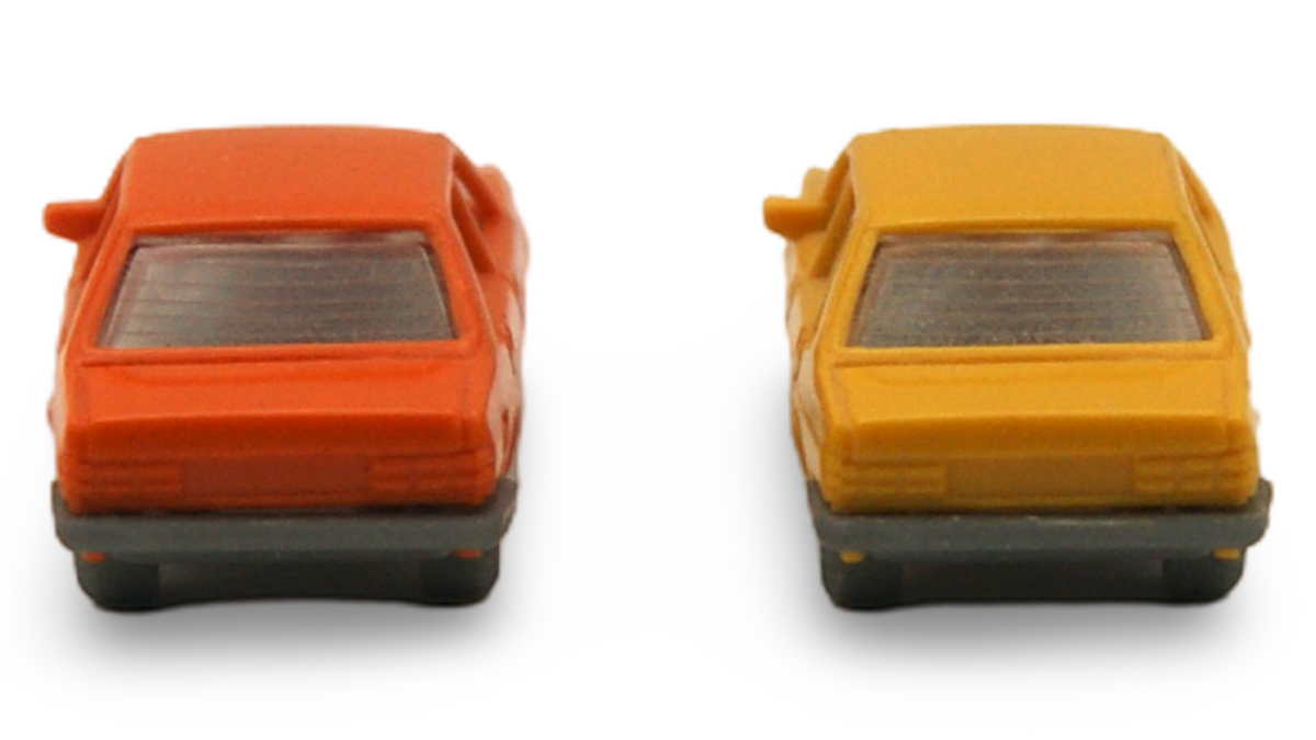 Fleischmann Audi 100 – 1:160 Spur N – 2er-Set Orange & Gelb