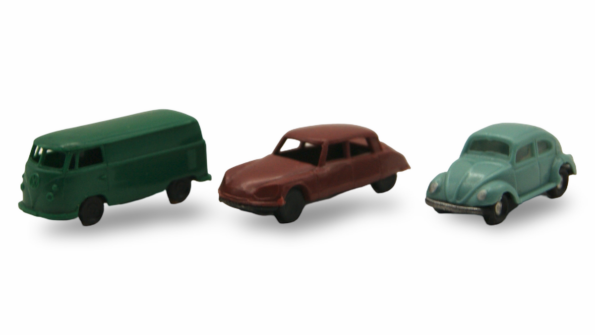 3er-Set Spur N 1:160 – VW T1, Citroën DS & VW Käfer
