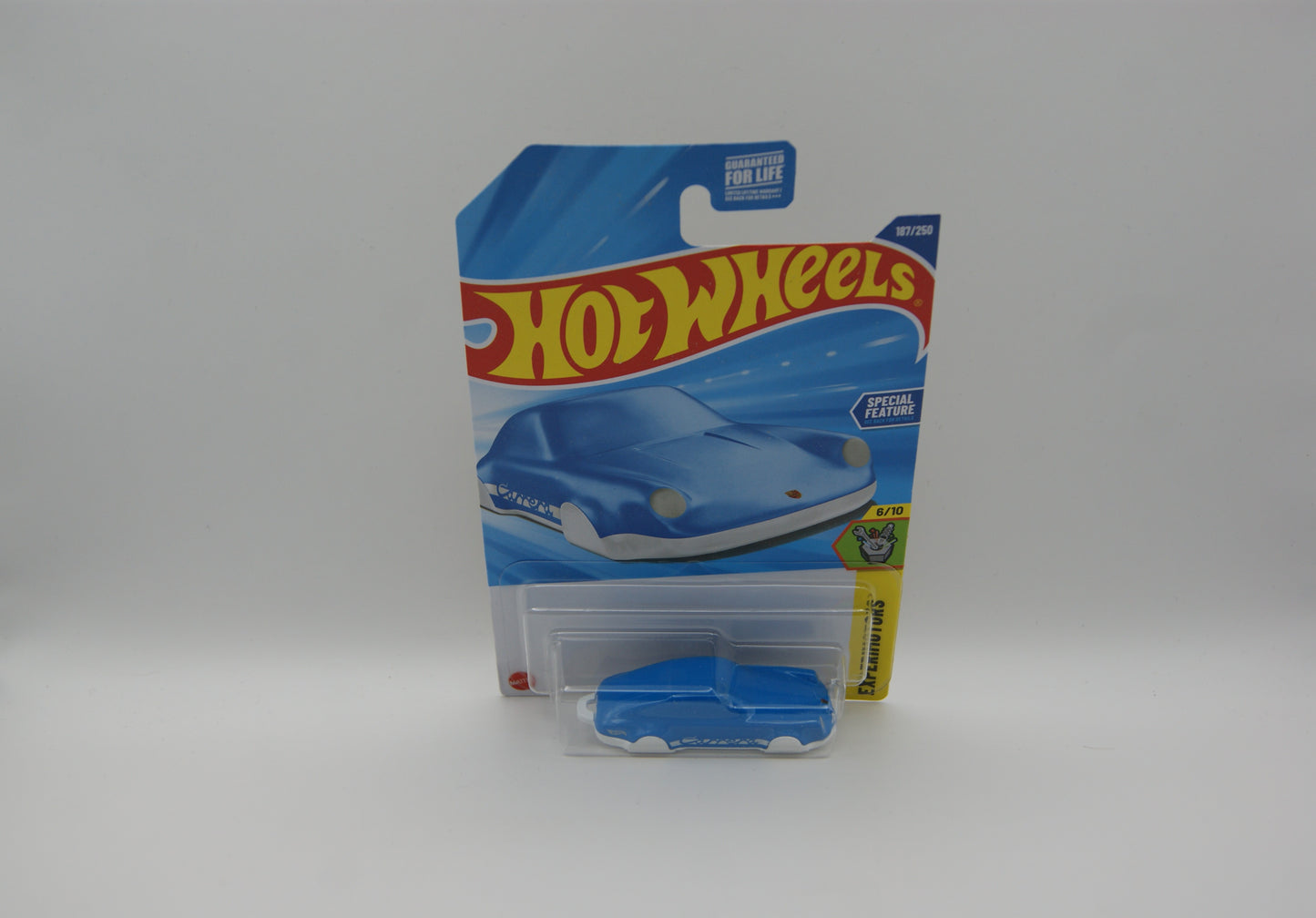 Hot Wheels Porsche 911 Carrera Clip Blau Experimotors 6/10 187/250 Neu OVP