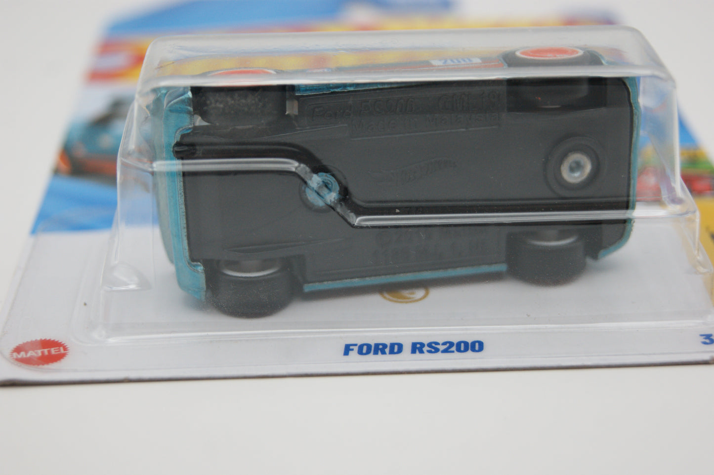 Hot Wheels Ford RS200 Gulf Super Treasure Hunt STH 2025 #247/250 US Long Card OVP