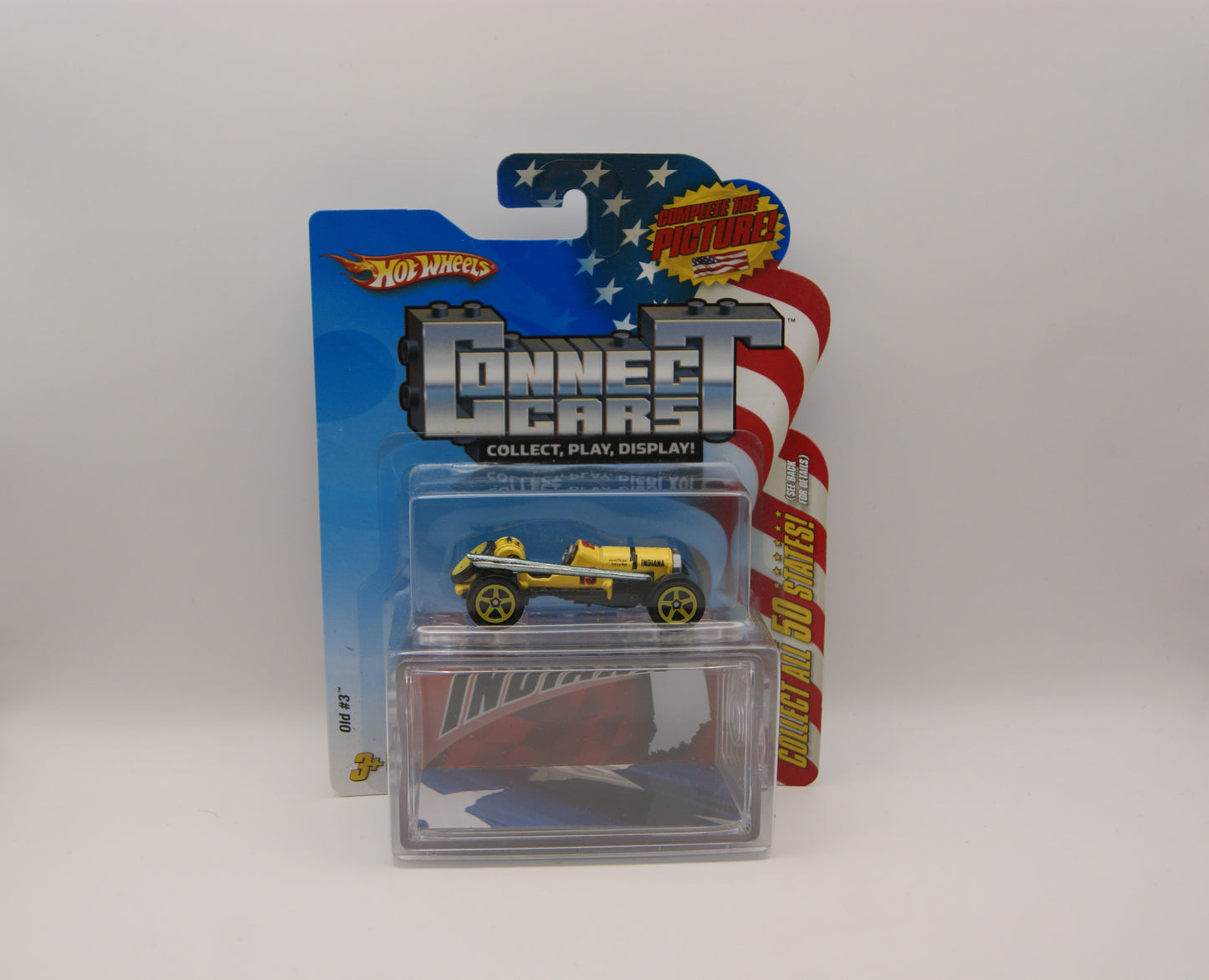 Hot Wheels Connect Cars Old No. 3 Indiana 19/50 USA 2009 OVP mit Displaybox