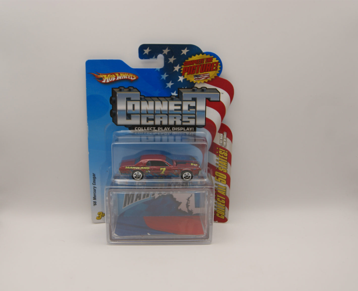 Hot Wheels Connect Cars ’68 Mercury Cougar Maryland 7/50 USA 2009 OVP