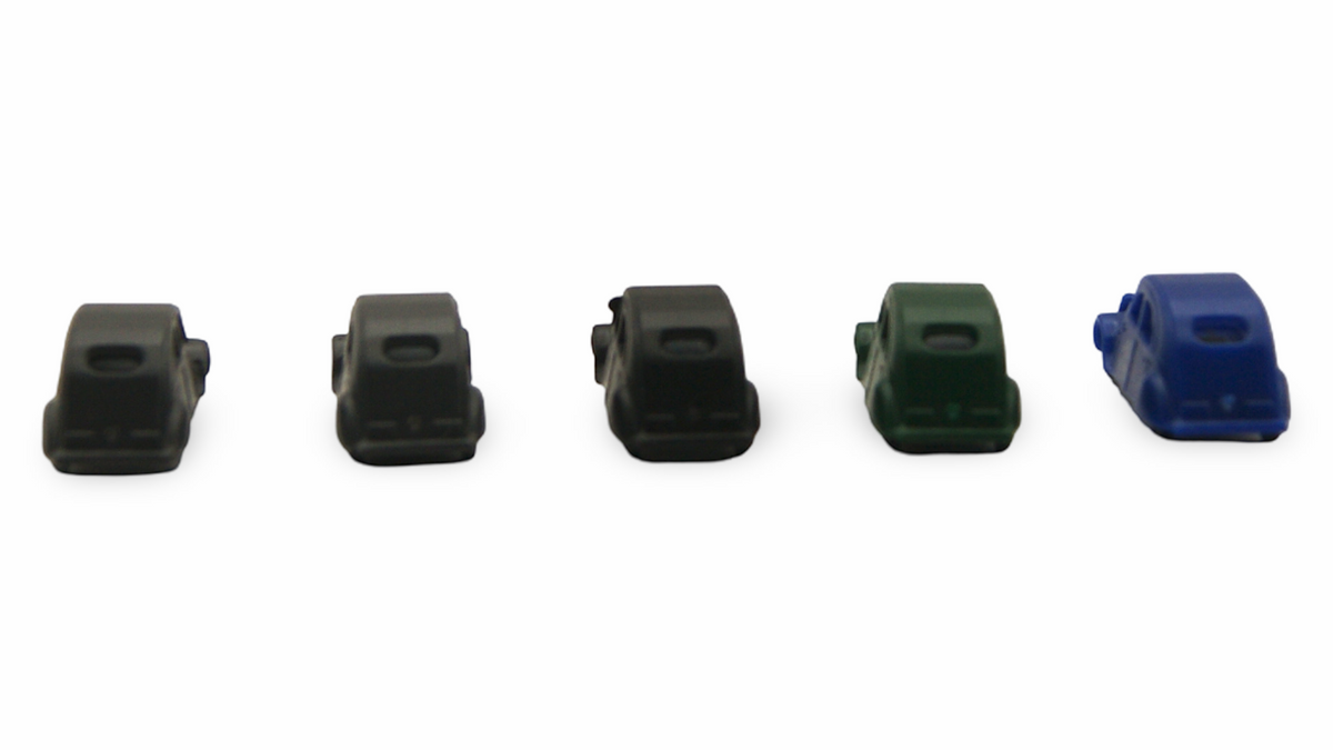Citroën 2CV Ente 5er Set Spur N 1:160 schwarz grün blau – Hersteller unbekannt