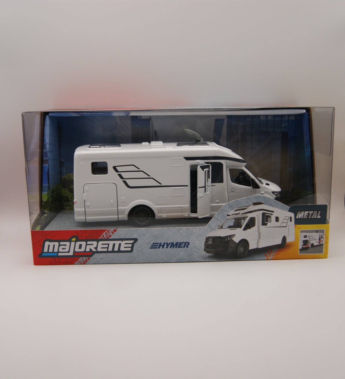 Majorette Hymer B-Class Camper Wohnmobil 19 cm Metall Öffnungsteile OVP