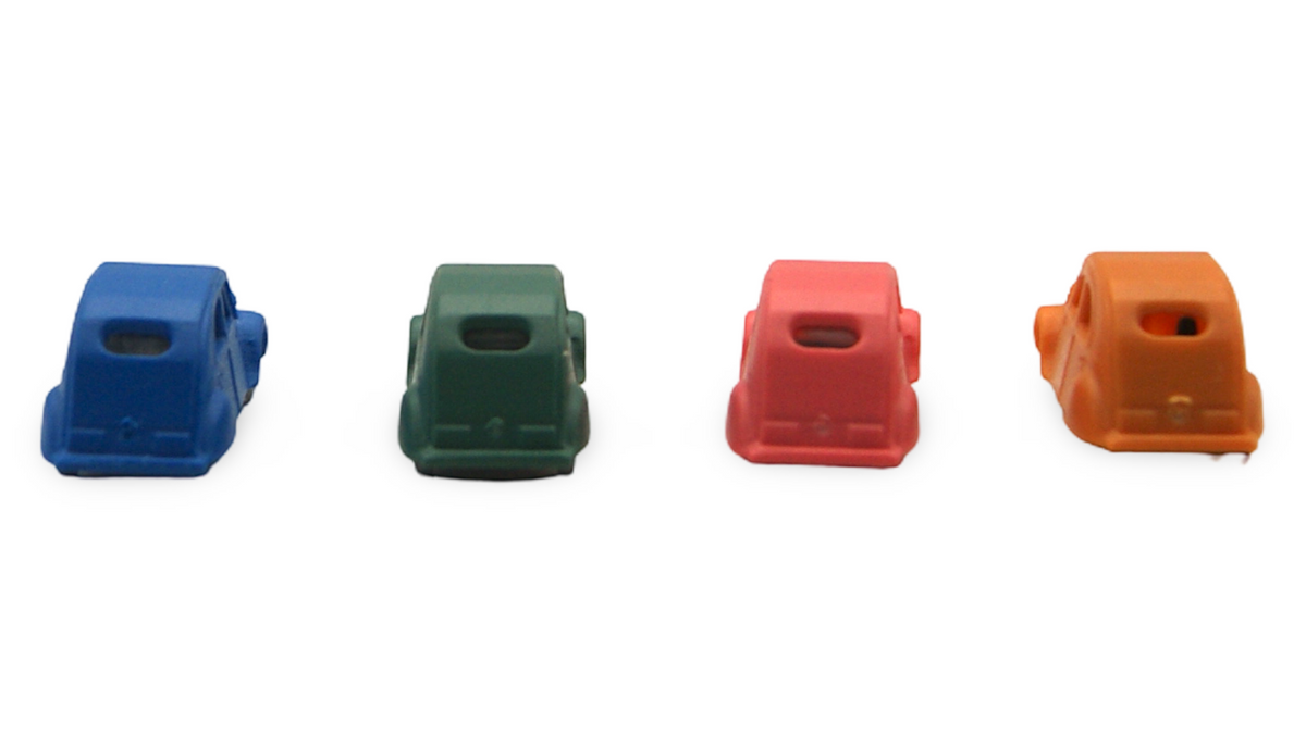 Citroën 2CV Ente 4er Set Spur N 1:160 blau grün rot orange – Hersteller unbekannt